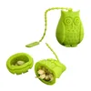 Koffie thee Sile Owl Strainer Cute Bags Food Grade Creative Looseleaf Infuser Filter Diffuser Fun Accessoires F0323 Drop Deli Dhgiy