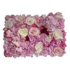 Couronnes de fleurs décoratives personnalisées dégradé Rose blanc violet pivoine Rose fleur panneau mural 3D toile de fond fête de mariage événement décor artificiel