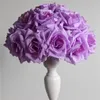 Decorative Flowers SPR Free 30CM Pomander Rose Ball 12pcs/lot Bride Holding Flower Wedding Kissing Party/home Decoration