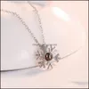 Collane a ciondolo collana snow fiflace amore amante memoria gioielli regalo all'ingrosso i drop delivery pendants dhdzi