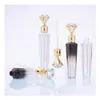 Packing Bottles L Diamond Diy Lip Gloss Tubes Gold Transparent Black Clear Empty Lipglosss Tube Lips Glosss Travel Bottle Packaging Dhtth