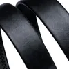 Belts Belt For Men Alloy Automatic Buckle Genuine Leather Strap Men's Business Black Box Set Gift DiBanGu