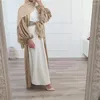 Ubranie etniczne Elegancka szlachetna i modna muzułmańska szata damska Kaftan Plus Size Sukienka Abaya Meczet Ramadan Islamski