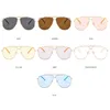 نظارة شمسية لا تضخّن السيدات التجريبي 2023 أزياء إطار كبير معادن نظارات شمس المرأة مصممة للجنسين ظلال للجنسين