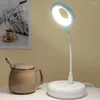 Lampade da tavolo Ultra-luminose Dimensioni compatte Protezione per gli occhi Lampada da scrivania a LED liberamente pieghevole Luce notturna USB per la casa