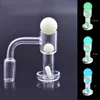 흡연 액세서리 경사 Edge Terp Slurpers Blender Quartz Banger Nail 10mm 14mm 18mm 20mmod Glow in DAB RIG 용 어두운 진공 손톱