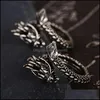 Bande Anneaux Cool Ouverture Hommes Femmes Bijoux Réglable Sterling Dragon Anneau Bons Cadeaux Alliage Animal Métal Unisexe Gothique Punk Drop Deliv Dhour