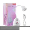 Nail Dryers Uv Led Lamp Gel Polish Dryer Glue Curing With Art Tool Light Therapy Hine Drop Delivery Health Beauty Dh0Xn