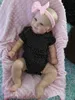 Dolls NPK 50/60cm Duas opções rebornam boneca de bebê de bebê real toque suave maddie com cabelos de punho manual Doll de alta qualidade