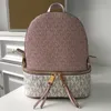 Mini Backpack Style Rhea Color Block Logo Brooklyn Slater Medium Signature Stripe Backpacks Handtas voor Designer Luxe vrouwen Men Schoudertas