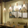 Hanglampen bamboe kroonluchter geweven klassieke lichten Chinese stijl hangende lamp voor huizendecoratie Lampara Techo