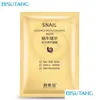 Limes à ongles Masque facial Masques Peelings Essence d'escargot hydratante Collagène hydratant Rétrécir les pores Anti-âge Soins de la peau Mascarilla Black F Dhfgh