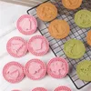 Bakeware Tools 9 PCS/Set Cookie Cutters Plastic 3D Christmas Theme Cartoon Pressible Biscuit Mold Stamp Kitchen Baking Pastry