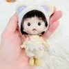 Куклы Mini 1 12 Симпатичная сюрприза Face Boy Girl OB11 Голубые зеленые глазные яблоки с одеждой 10 см подарки для девочек 230111