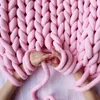 Craft Tools 1KG Thick Super Bulky Chunky Yarn for Hand Knitting Crochet Soft Big Cotton DIY Arm Roving Spinning Blanket 230111