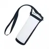 Sublimazione fai-da-te bianco vuoto 20 once Tumbler Tote Panno per immersione Bottiglia in neoprene Maniche con cinturino regolabile Manico per bicchieri Tazze d'acqua Copertine per maniche