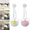 لعبة Cat Toys Tumbler Hitten Interactive Self -Detating Swing Teaser للعب التدريب