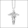 Collane a sospensione Pretty Angel Pendants Color Chain Hip Hop Gioielli per uomo Necklace Delivery Delivery DHB29