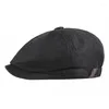 Bérets 2023 Sboys chapeau pour hommes femmes printemps automne respirant Peaky Blinders rétro béret chapeaux décontracté unisexe casquette octogonale