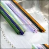 Drinking Straws Sts Glass Reusable Metal St Bar Drinks Party Wine Accessories 8Mm Rre13375 Drop Delivery Home Garden Kitchen Dining B Otfgz