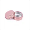 Packing Bottles 10Ml Aluminum Jar Tin Cans Empty Containers With Screw Lids For Cosmetic Candle Spices Candy Coffee Beans Diy Earrin Otoiq