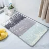 Bath Mats Mat Cute Not Slip Absorbent Bathroom Carpet Soft Strong Water Absorption Floor Area Rug For Shower Room