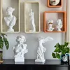 Decoratieve objecten Figurines Classic Grieks David standbeeld hoofd