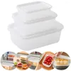 Storage Bottles PP PE Box Preservation Transparent With Lid Crisper Food Ingredients