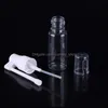 Garrafas de embalagem Spray de estima￧￣o transparente ￓleo essencial e garrafa de l￭quido 5ml 10ml 20ml 30ml com 360 graus de entrega de gota de cabe￧a de rota￧￣o otkiw