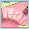 Packing Bottles Screw Cap/ Cap Empty Portable Travel Tubes Squeeze Cosmetic Containers Cream Lotion Plastic 15Ml 20Ml 30Ml 50Ml 100M Dhw8F