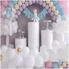 Party Decoratie 5pcs Producten Sashes Ronde cilinder voetstuk Display Art Decor Plints Pilaren voor DIY Wedding Decorations Holiday DHJBE