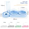 Cat Bowls matare Pawing Automatisk mat 3 i 1 matare Pet Drinker för S Water Storage Dispenser Double Raised Stand Container 230111