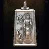 Anhänger Halsketten TR Retro Amitabha Männliche Sternzeichen Geburt Amulett Halskette Paar Anhänger Für Schmuck Frauen