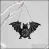 Party Decoration Led Halloween Bat Light Lamp Home Garden Outdoor Lantern New Hooded Scary Skl Drop Delivery Festive Supplies Event Dhitr