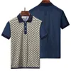 Camisas polo de grife italiano masculinas polo de luxo casual t shirt cobra estampa de abelha bordado moda rua masculina letras de corpo inteiro polos