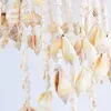 장식 인형 Conch Seashell Wind Chime 교수형 장식 벽 장식 창조적 인 펜던트 세련된 가정 물체