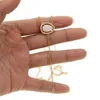 2023 Son Tasarım Altın Kaplama Kolye Kadın Mücevherleri Yüksek Kaliteli CZ Opal Taş Avrupa Kadınları Uzun Y LARIAT KOLYAZ STIRCH