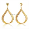 Charm Pretty Big Statement Earrings For Metal Wedding Earring Fashion Novel Jewelry Vintage Geometric Drop Delivery Dhcxm