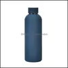 Vattenflaskor Insats Bottle Aron Color 304 Rostfritt stål utomhus Frostade vattenbottar Fashion Metal Vacuum Sea Ship Wll884 Drop D otrdu
