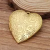 Pendant Necklaces 5 PCS 40 42mm Fashion Heart Box Po Frame Memory Locket Charms Romantic Vintage Necklace Keychain Jewelry Accessories