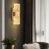 Lampe murale miroir nordique pour la chambre LED Hexagonal Decor Swing Bran Louce de lit de lit de lit Louc