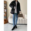 Women's Jackets Fur One Lamb Wool Lapel Fashion Doublesided Short Coat Autumn and Winter Warm Cotton 230111