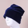 Berets Fashion Spring Slouchy Beanie For Men Women Gold Velvet Cover Baggy Skull Cap Summer Dunne hoedcadeaus