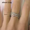 Wedding Rings Caoshi Stijlvolle Cross Jewelry Ring For Women oogverblindende kristalaccessoires dagelijkse feestmode vrouwelijk zilveren kleur trendy cadeau