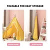 장난감 텐트 1.8m 휴대용 어린이 텐트 Tipi Play House Kids Cotton Cotton Cotton Indian Play Tent Wigwam Child Little Teepee Room Decoration 230111