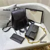 3-delvis set topphandväskor plånbok handväska kvinnor designers väskor crossbody sooho disco axel fransad messenger väska 038