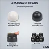 Masseur complet du corps 4 en 1 sans fil rechargeable électrique bâton de poche vibrant vertèbre Shoder dos cou Masr livraison directe H Dhnsp