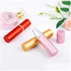 Bouteilles Bocaux En Aluminium Lisse Par Bouteille 5Ml Atomiseur Rechargeable Parfum De Voyage Vaporisateur Parfums De Maison Tqq Drop Delivery Garden D Dhhdt