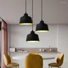 Pendelleuchten, industrielle Retro-Aluminium-Decken-Hängeleuchten, schwarzes LED-Licht für Restaurant-Bar-Innenbeleuchtung