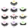 False Eyelashes Make Up Eyelash Lash Lashes 100 Pairs A Lot Color Bottom Card 3D Mink Natural Long Faux Cils M1M10 Styles 10 Pair Of Dhzld